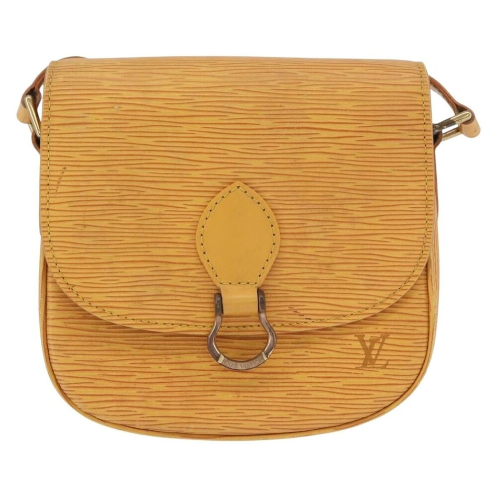 Louis Vuitton Epi Saint Cloud PM Shoulder Bag Yellow